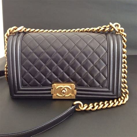 chanel gold boy bag 2015|chanel boy bag gold hardware.